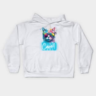 Kitty Does Not Care Kids Hoodie
